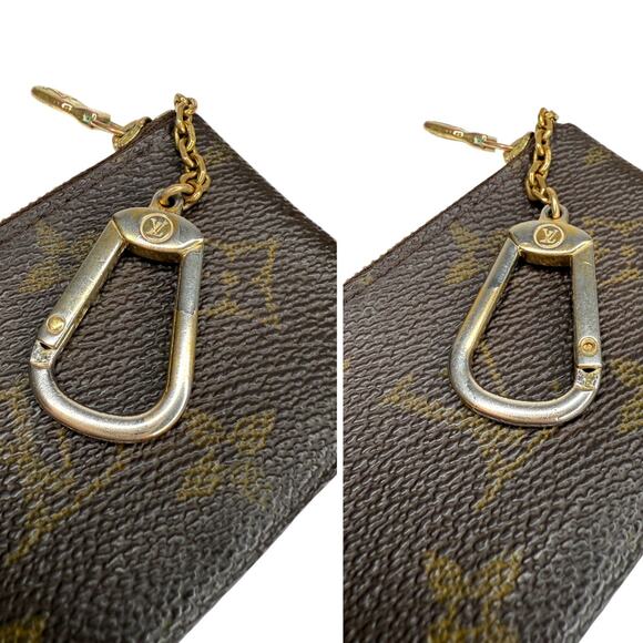 Louis Vuitton Monogram Coin Purse Key Pochette Cles Authentic - Picture 3 of 9